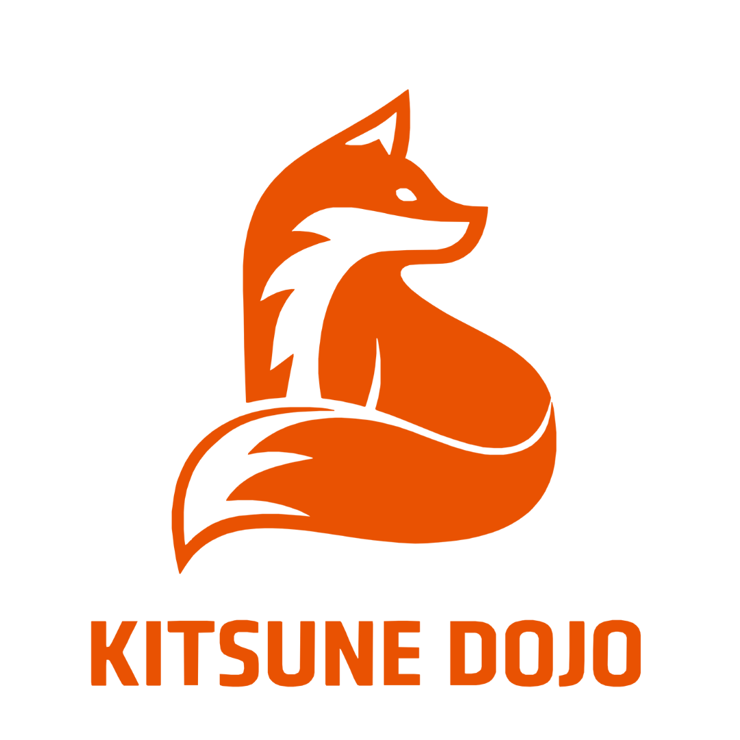 Logo karate klubu Kitsune Dojo - karate, sebaobrana, para-karate